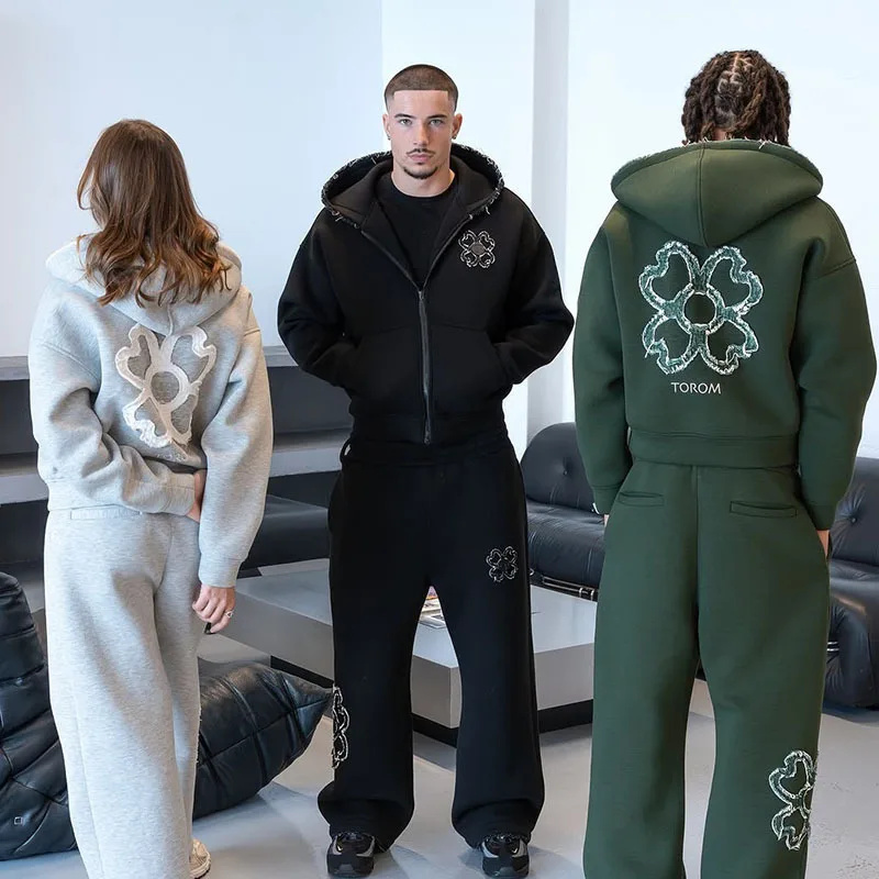 Street Fashion Guys - Completo Tuta Sportiva Oversize Primaverile Autunnale