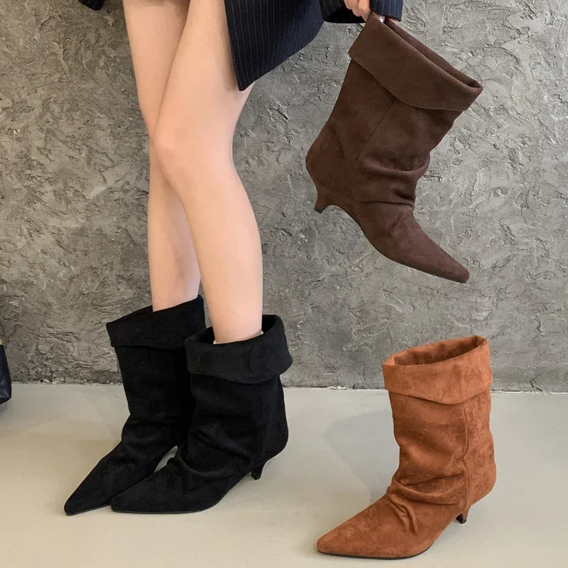 Street Fashion Vintage - Aneikeh Stivaletti Invernali da Donna con
