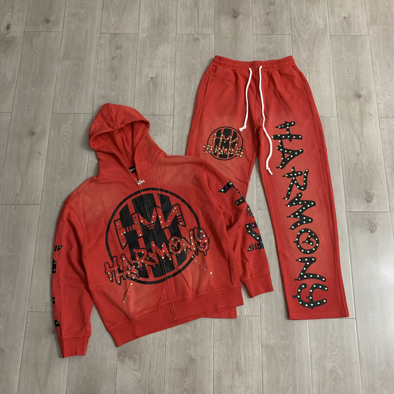 Street Fashion Hot - Set di Felpa e Pantaloni HARMONY,