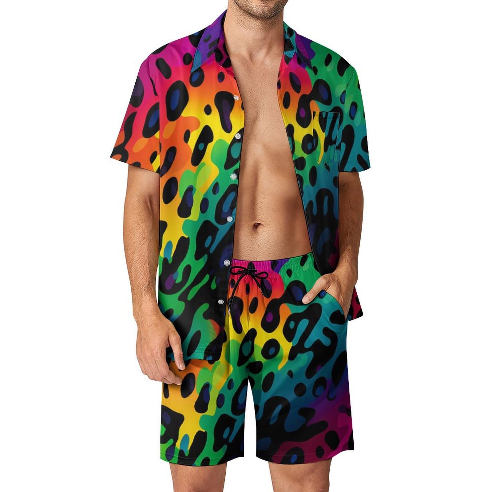 Street Fashion Guys - Completo Estivo da Uomo con Stampa