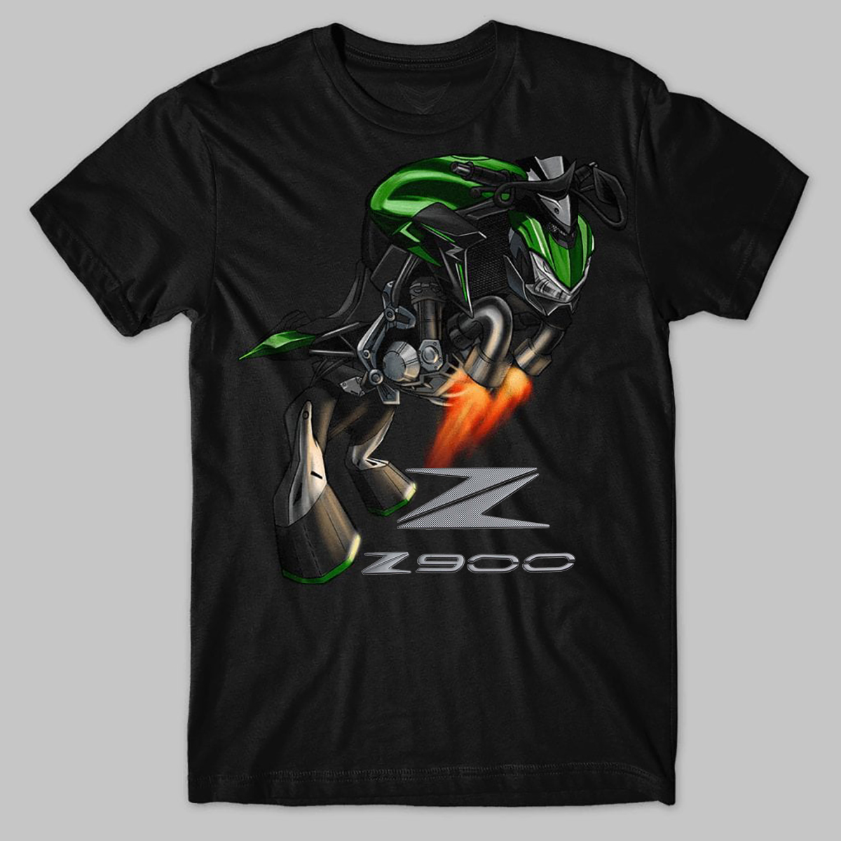 Street Fashion Japan - T-shirt classica da motociclista giapponese Z900