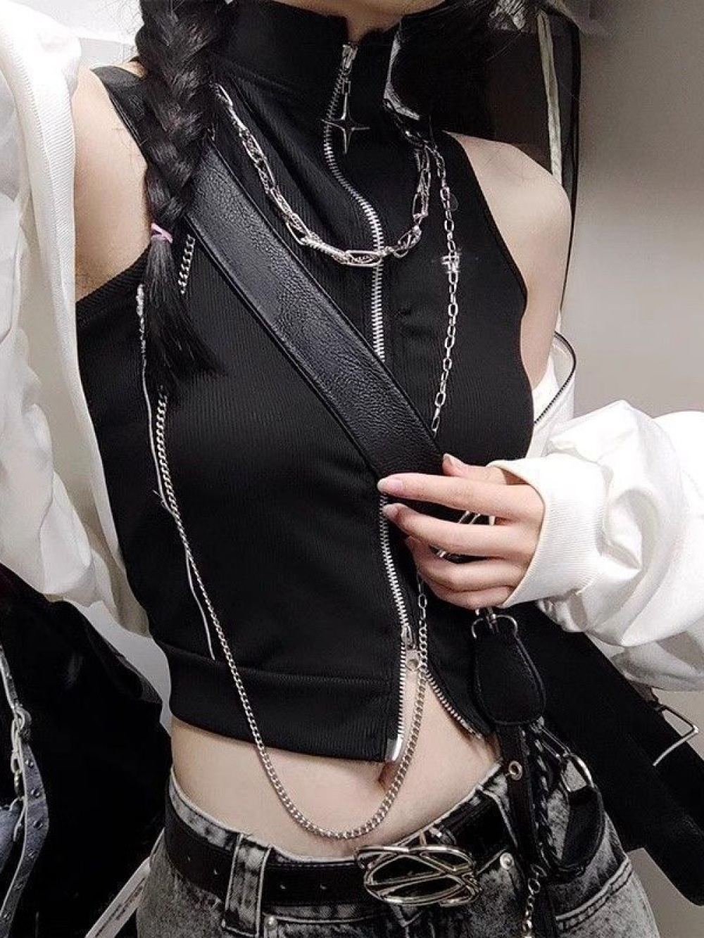 Street Fashion Goth - Nuovo gilet corto estivo 2026 da