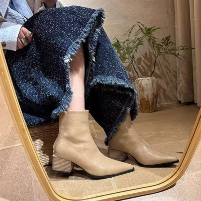 Street Fashion Vintage - 2026 Stivali alla Caviglia da Donna
