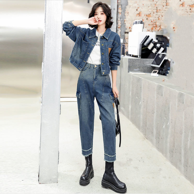 Korean Street Fashion Female - Donna Primavera Autunno Moda Fried Street
