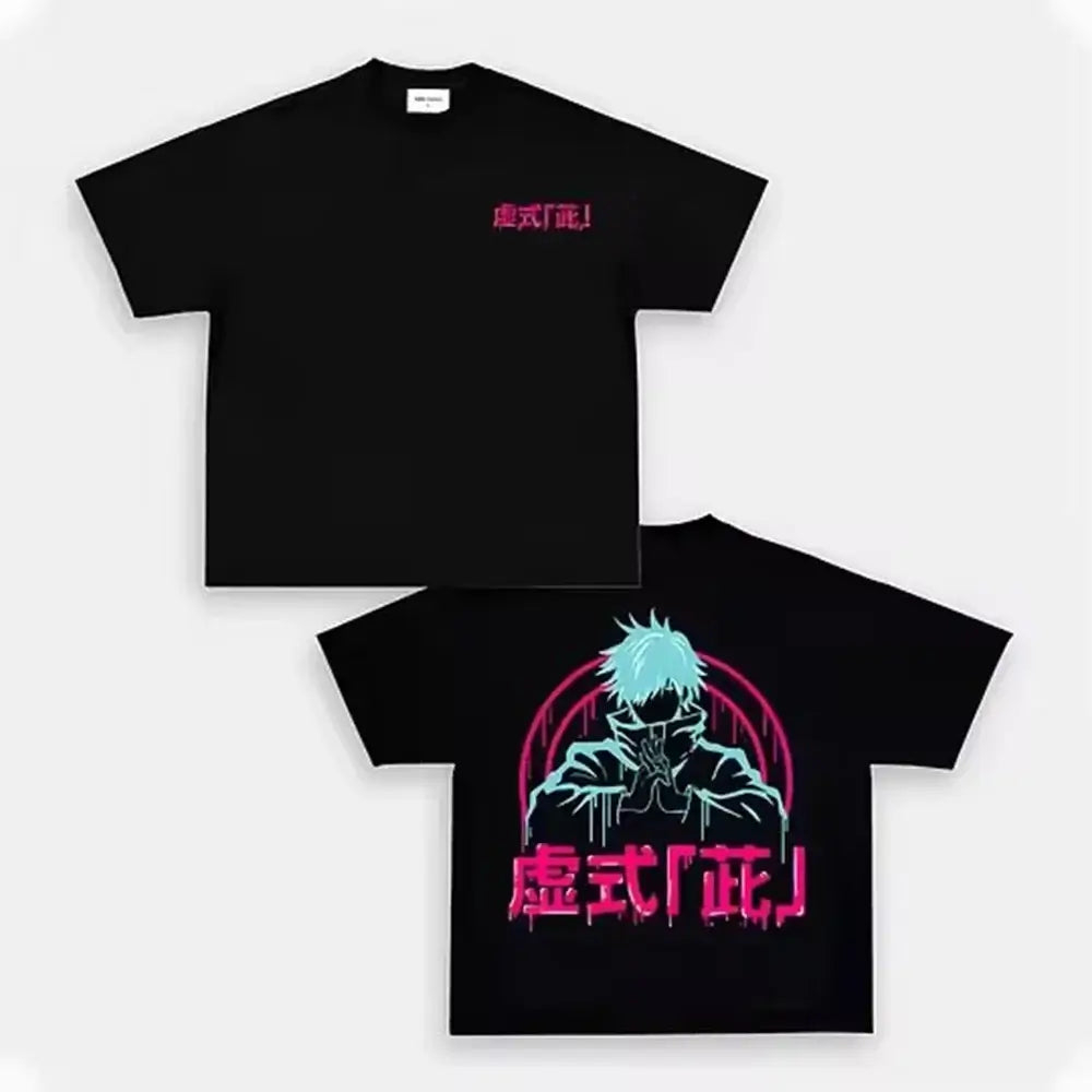 Street Fashion Japan - T-shirt Jujutsu Kaisen con Grafica Anime,