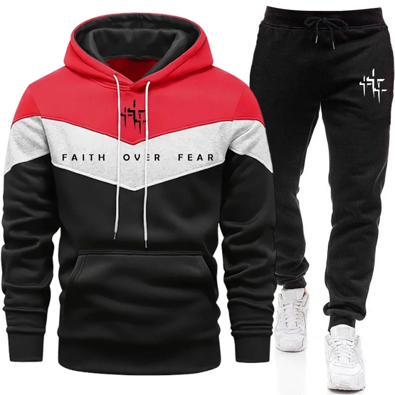 Tuta da Uomo 'Faith Over Fear' - Street Fashion Guys recensione e prezzo