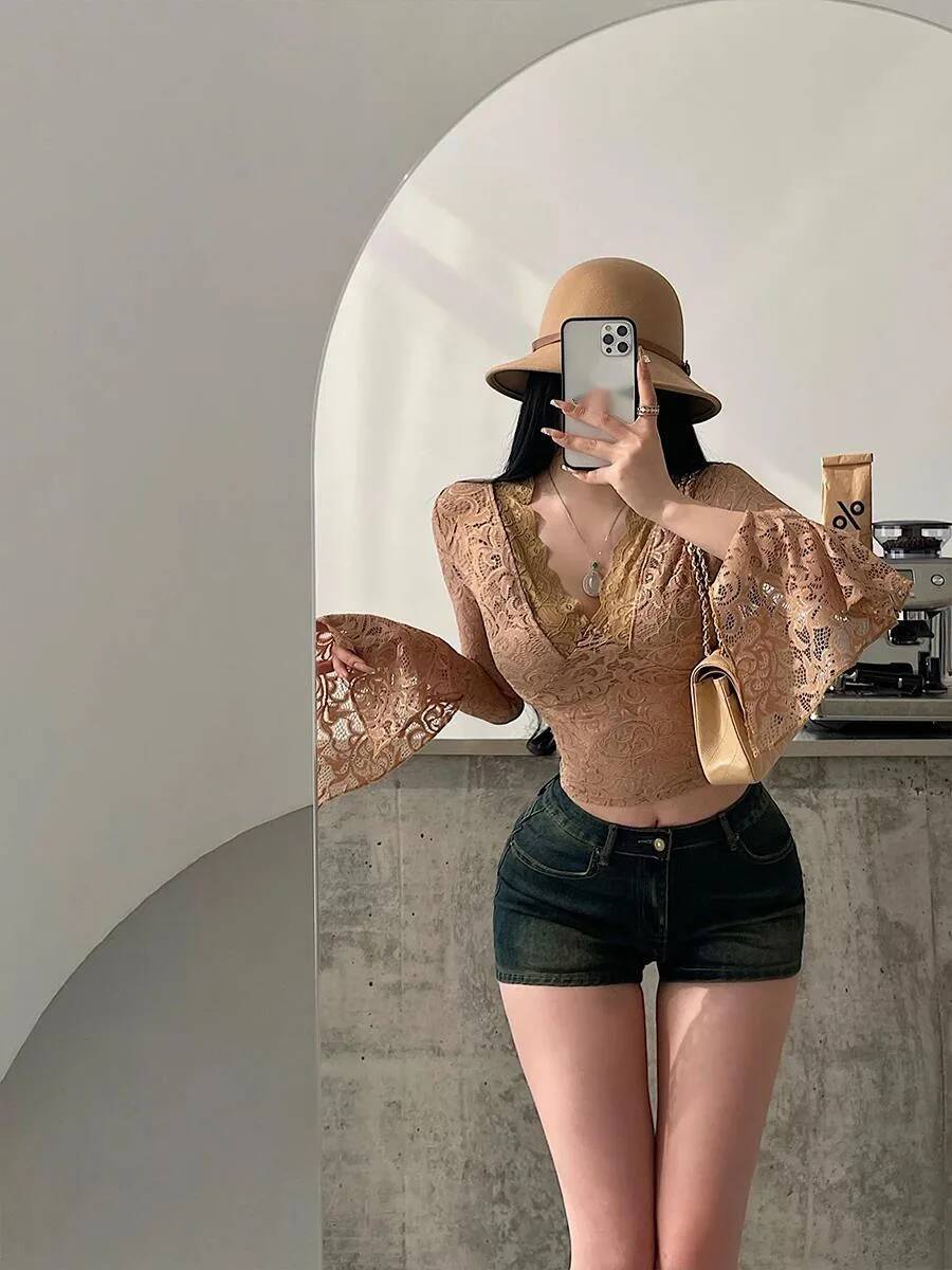 Shorts da Cowboy Elasticizzati - Korean Street Fashion Female recensione e prezzo
