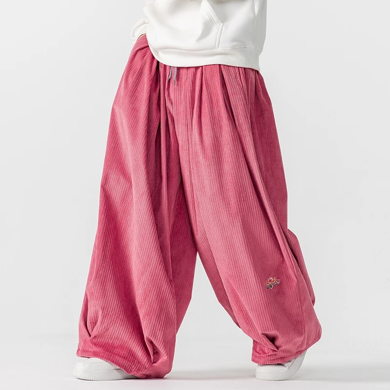 Pantaloni Larghi in Velluto a  - Street Fashion Japan recensione e prezzo