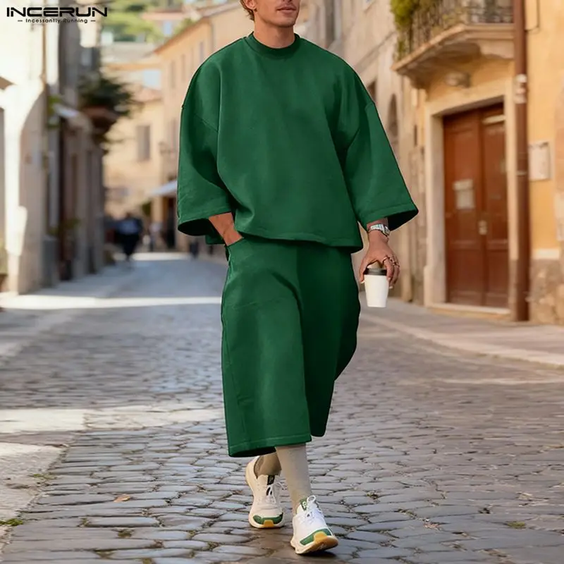 Completi da uomo INCERUN, tint - Street Fashion Guys recensione e prezzo