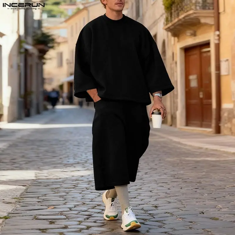 Completi da uomo INCERUN, tint - Street Fashion Guys recensione e prezzo