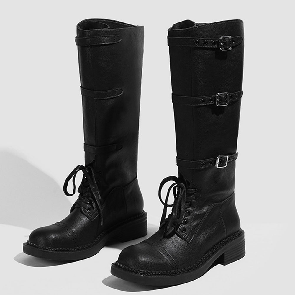 Stivali alti al ginocchio da d - Street Fashion Vintage recensione e prezzo