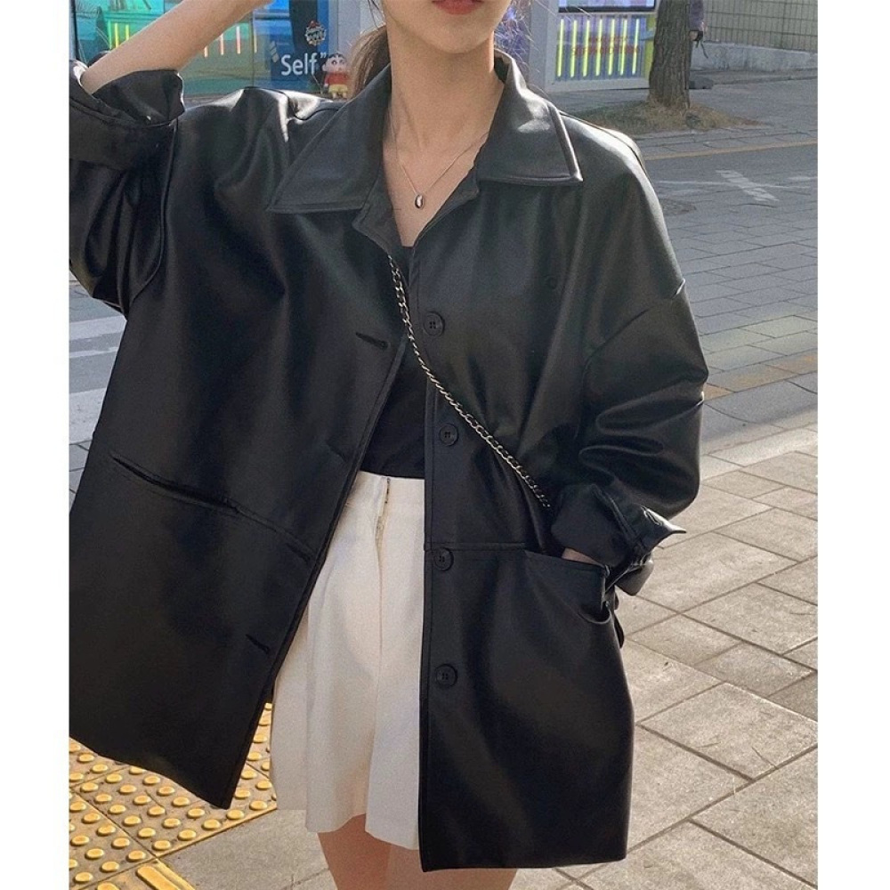 Giacca da Donna in Ecopelle al - Korean Street Fashion Female recensione e prezzo