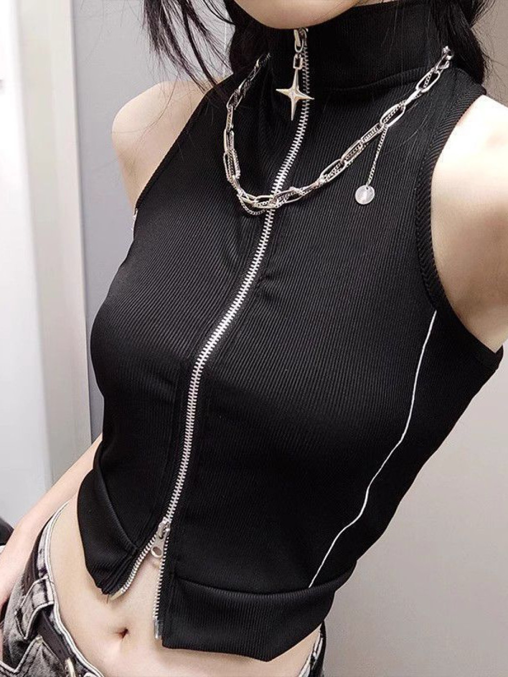 Nuovo gilet corto estivo 2026  - Street Fashion Goth recensione e prezzo