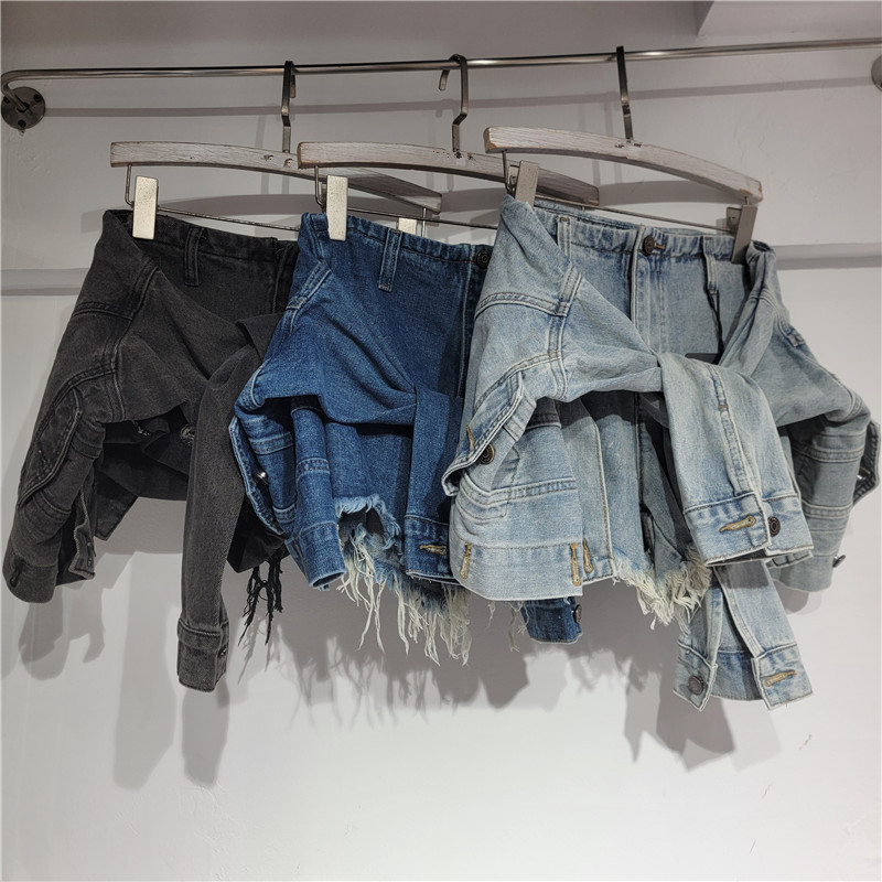 Shorts in denim da donna, jean - Street Fashion Vintage recensione e prezzo
