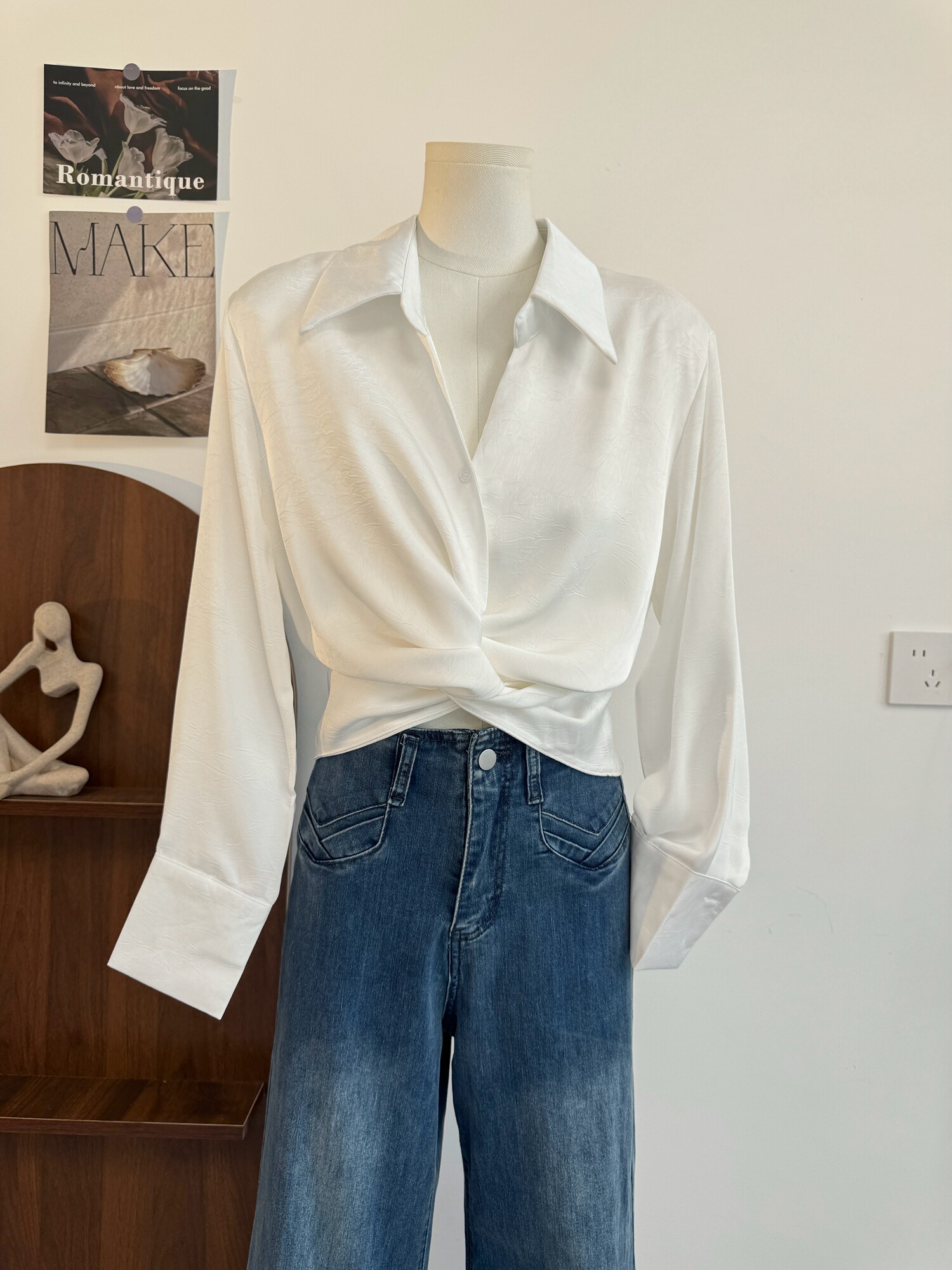 Camicetta da donna in raso con - Korean Street Fashion Female recensione e prezzo