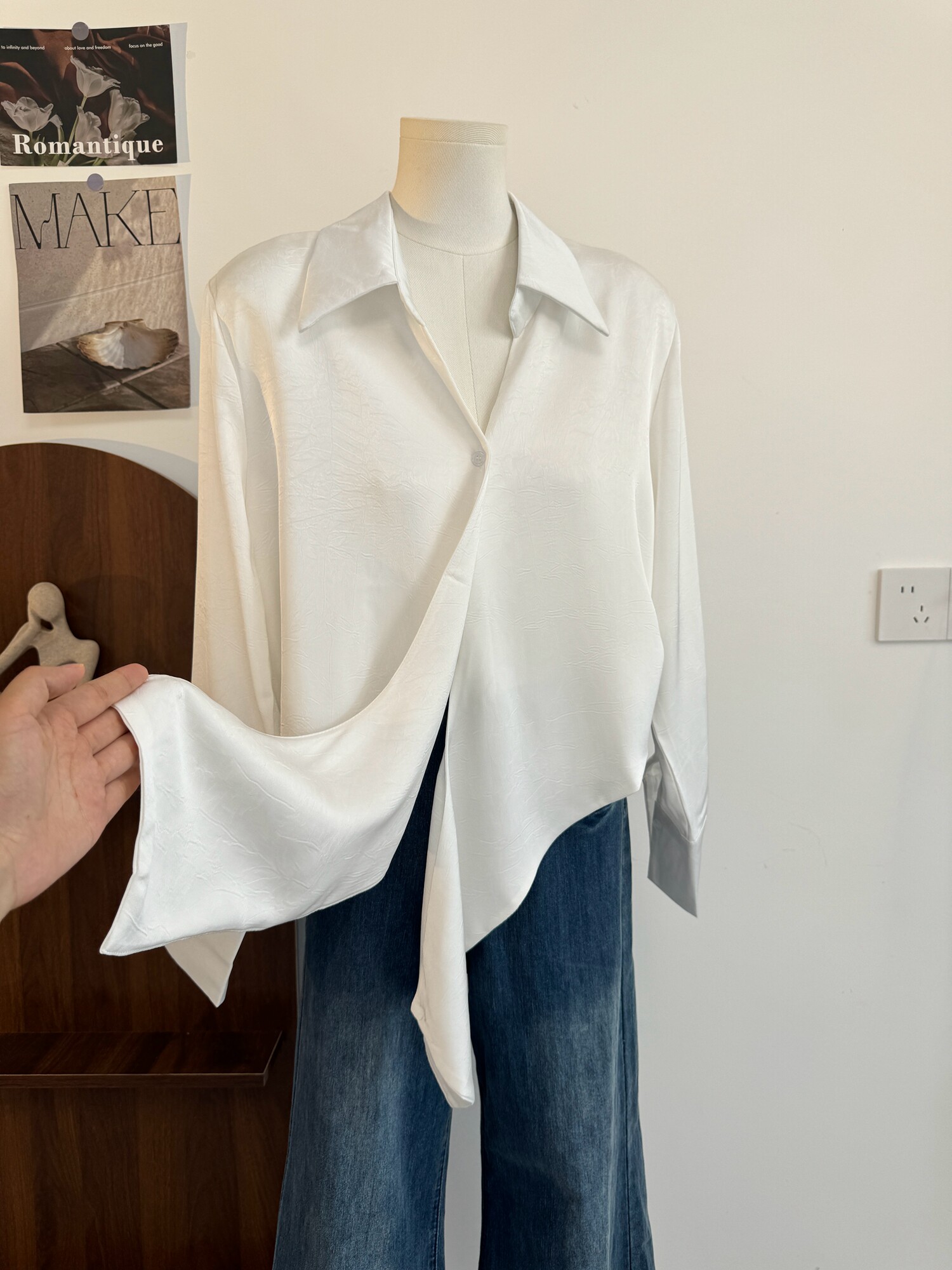 Camicetta da donna in raso con - Korean Street Fashion Female recensione e prezzo