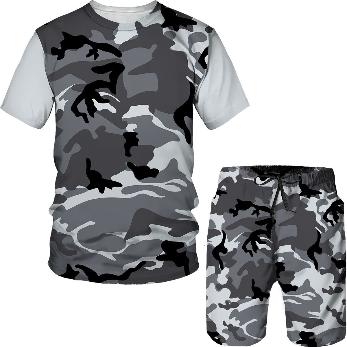 Completi mimetici da uomo, t-s - Street Fashion Tshirt recensione e prezzo