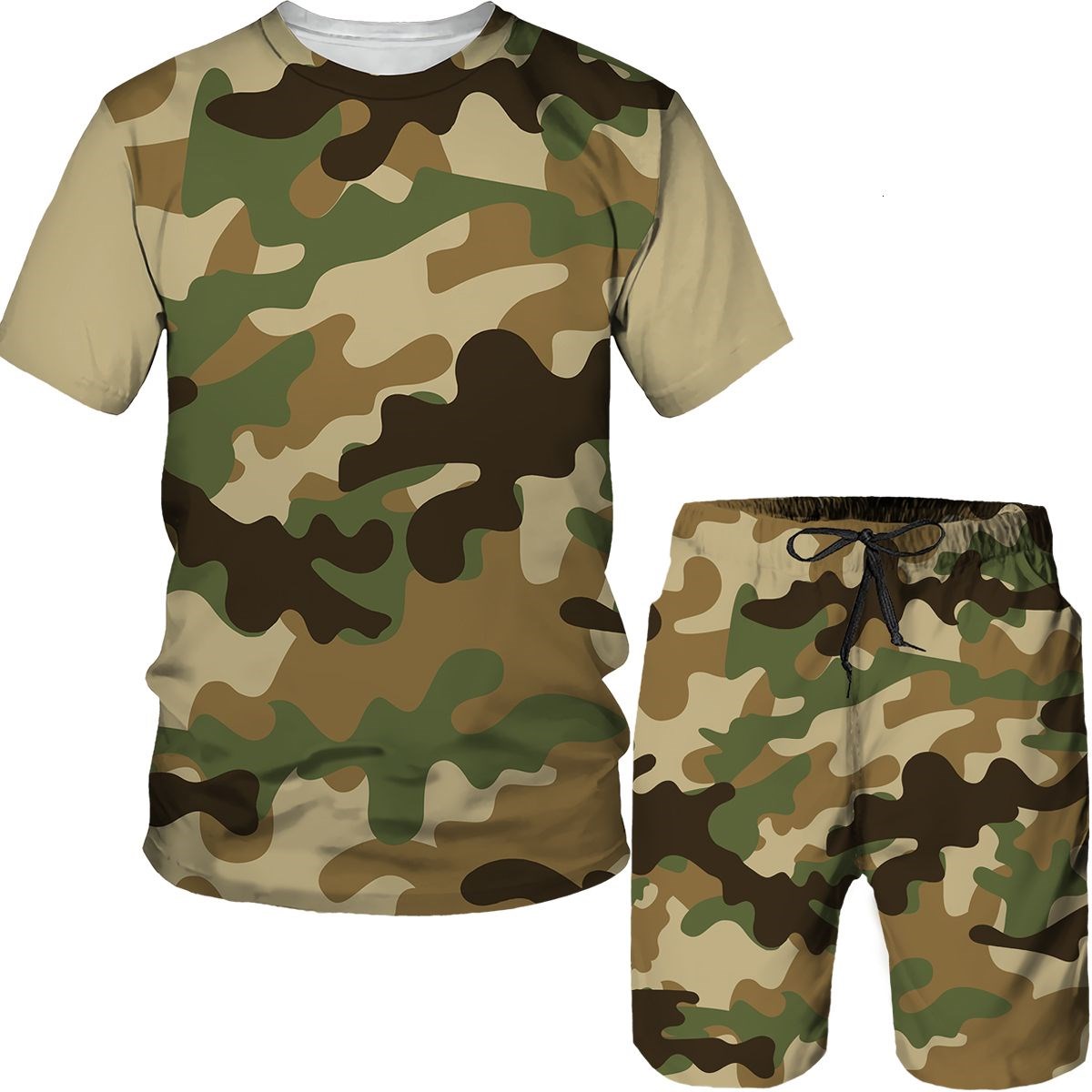 Completi mimetici da uomo, t-s - Street Fashion Tshirt recensione e prezzo