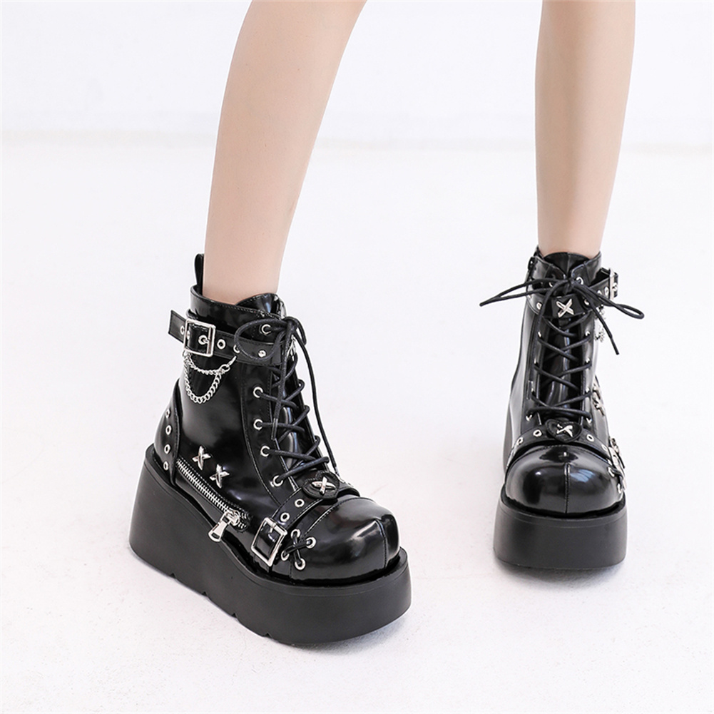Nuovi Stivaletti Donna Goth co - Street Fashion Goth recensione e prezzo
