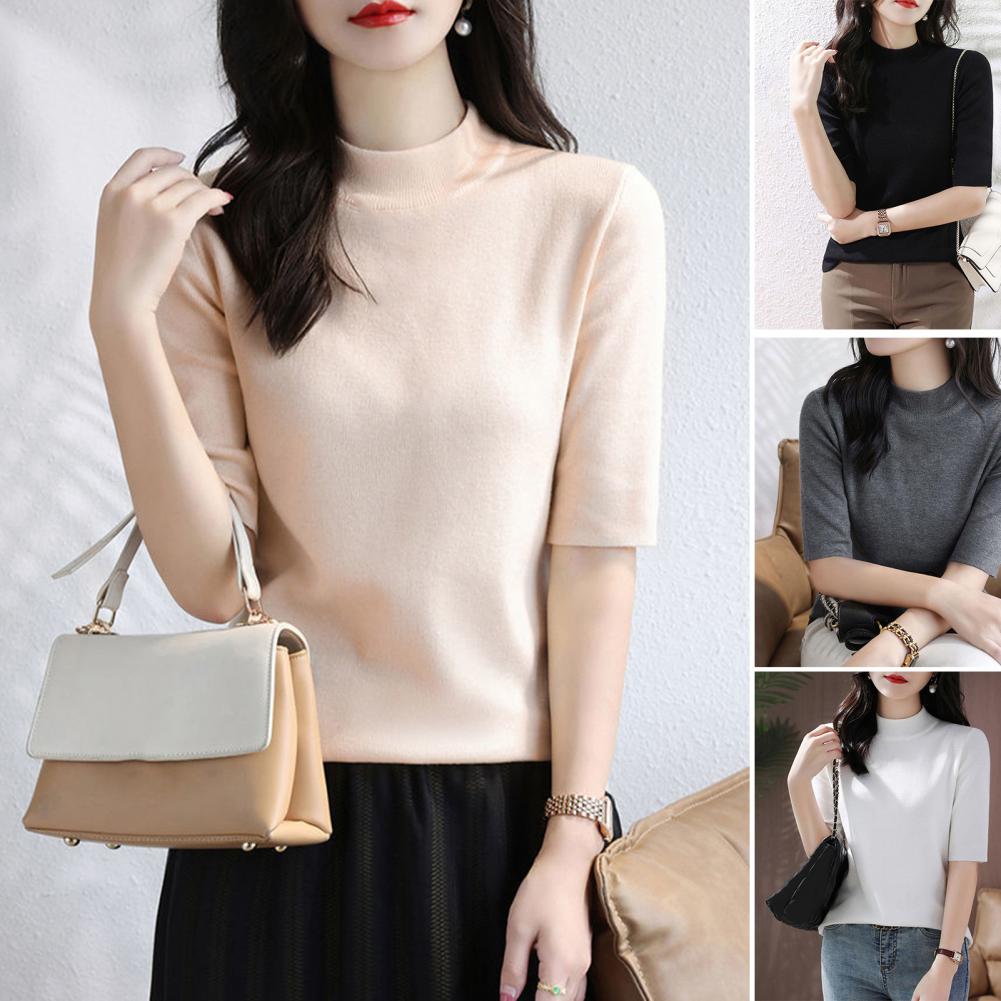 Maglione lavorato a maglia est - Korean Street Fashion Female recensione e prezzo