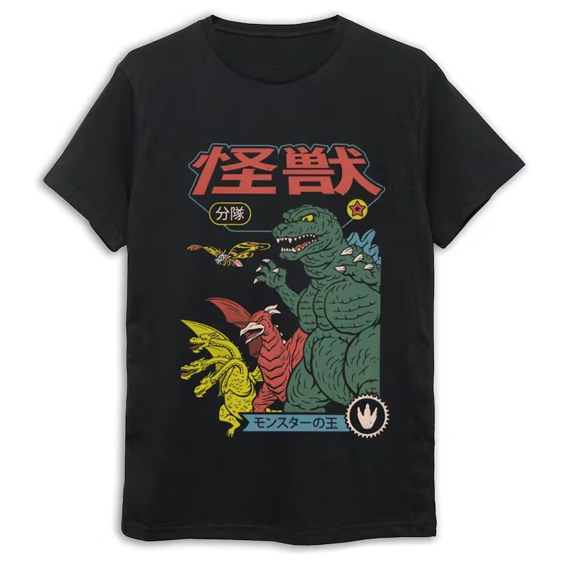 T-Shirt Grafica Godzilla Gojir - Street Fashion Japan recensione e prezzo
