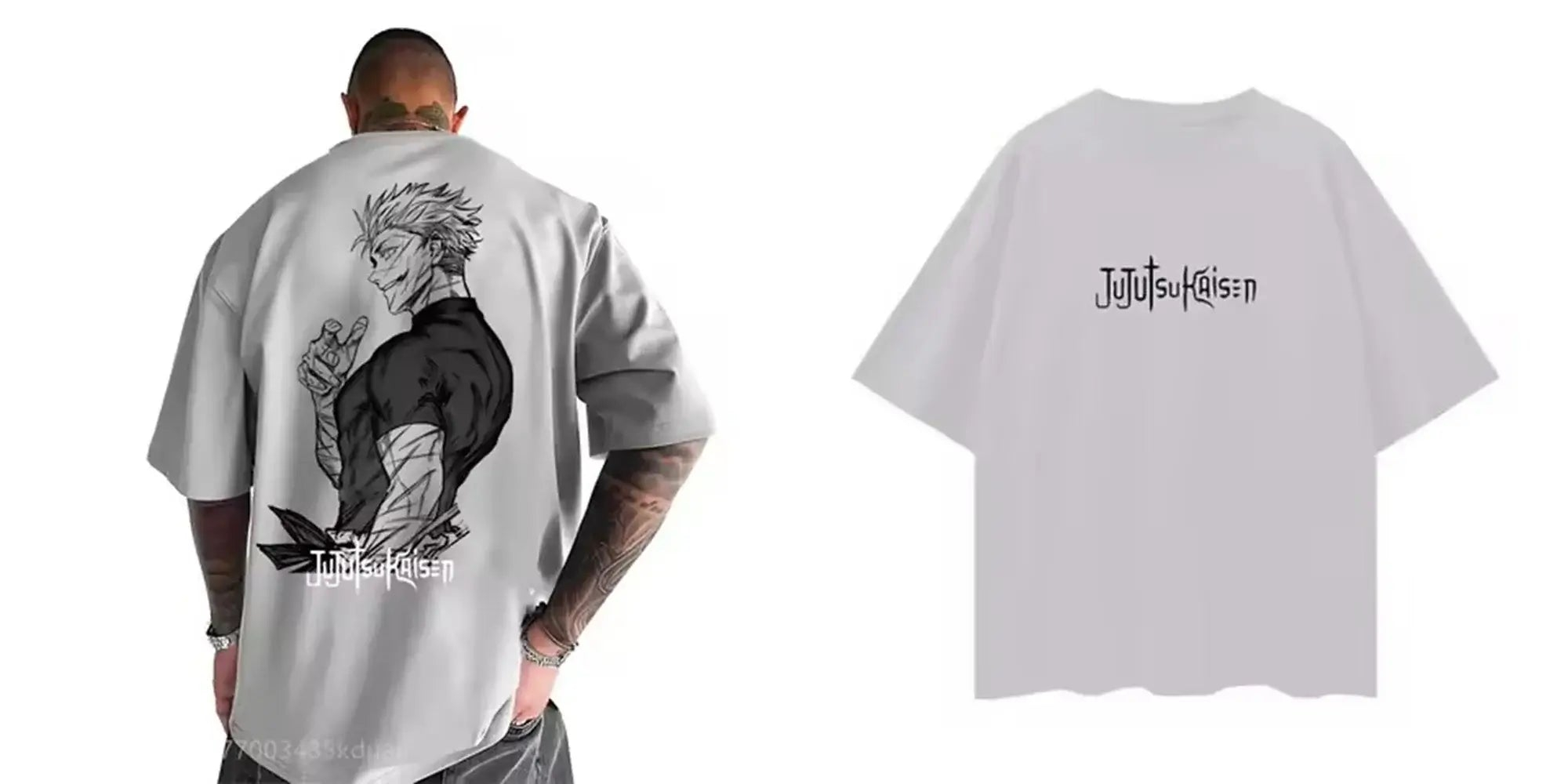 T-shirt Jujutsu Kaisen con Gra - Street Fashion Japan recensione e prezzo